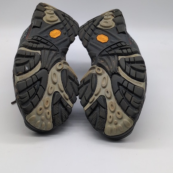 Merrell Sneakers Mens Moab Edge Gray 8.5 Trail Hiking Shoes Vibram J35427 main image 4